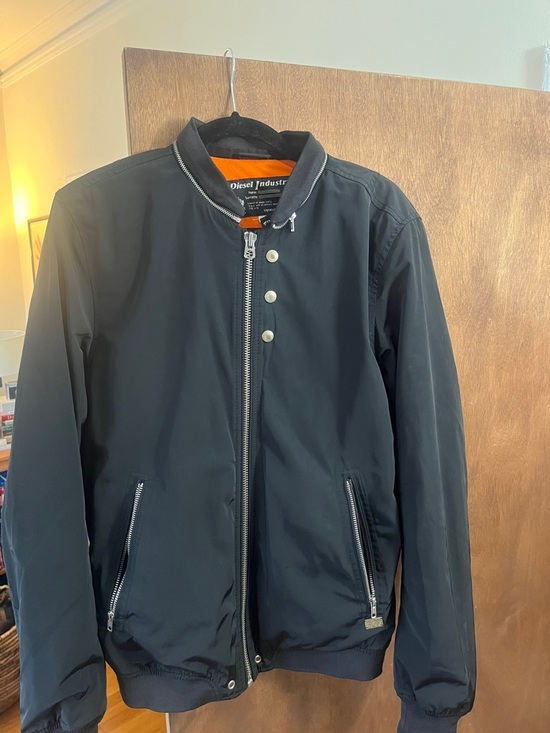 Diesel Other - Diesel Men's Black Bomber Jacket